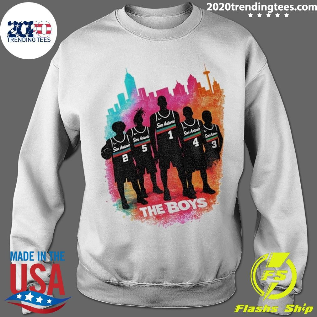 Wembanyama The Boys San Antonio Spurs Basketball Player City Edition Shirt