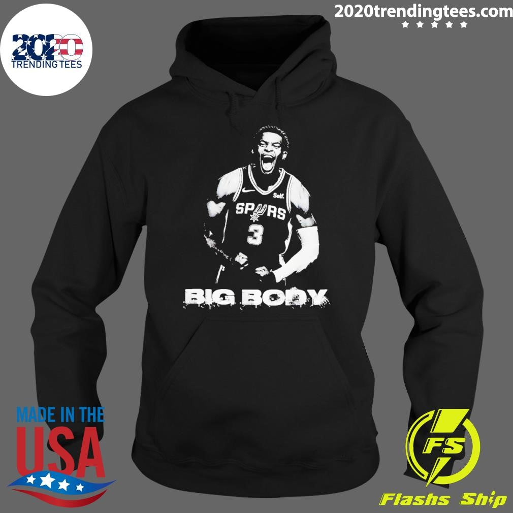 Big Body Keldon Johnson Junkyard Dog Spurs Basketball Player Graphic Shirt