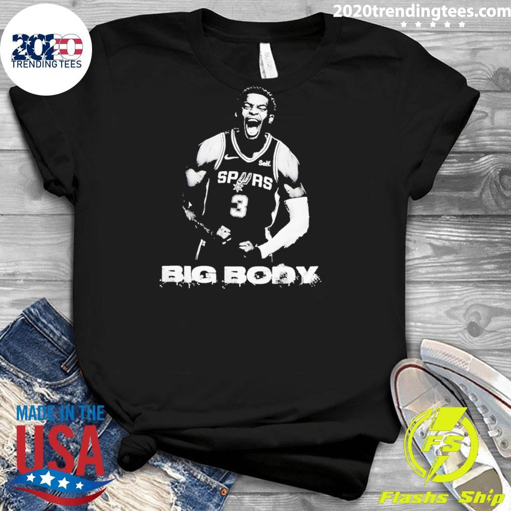 Big Body Keldon Johnson Junkyard Dog Spurs Basketball Player Graphic Shirt