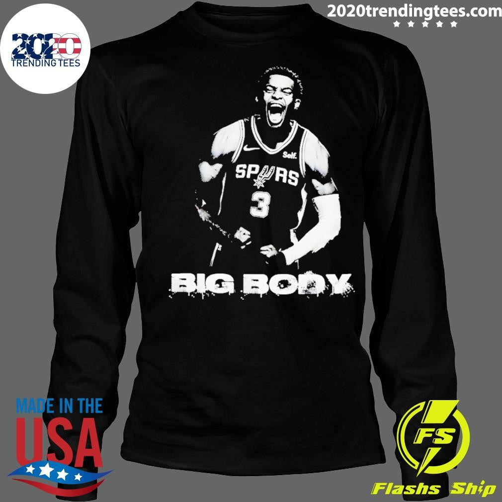 Big Body Keldon Johnson Junkyard Dog Spurs Basketball Player Graphic Shirt
