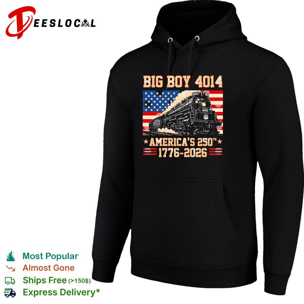 Big Boy 4014 Union Pacific Americas 250th anniversary 1776 2026 dark shirt