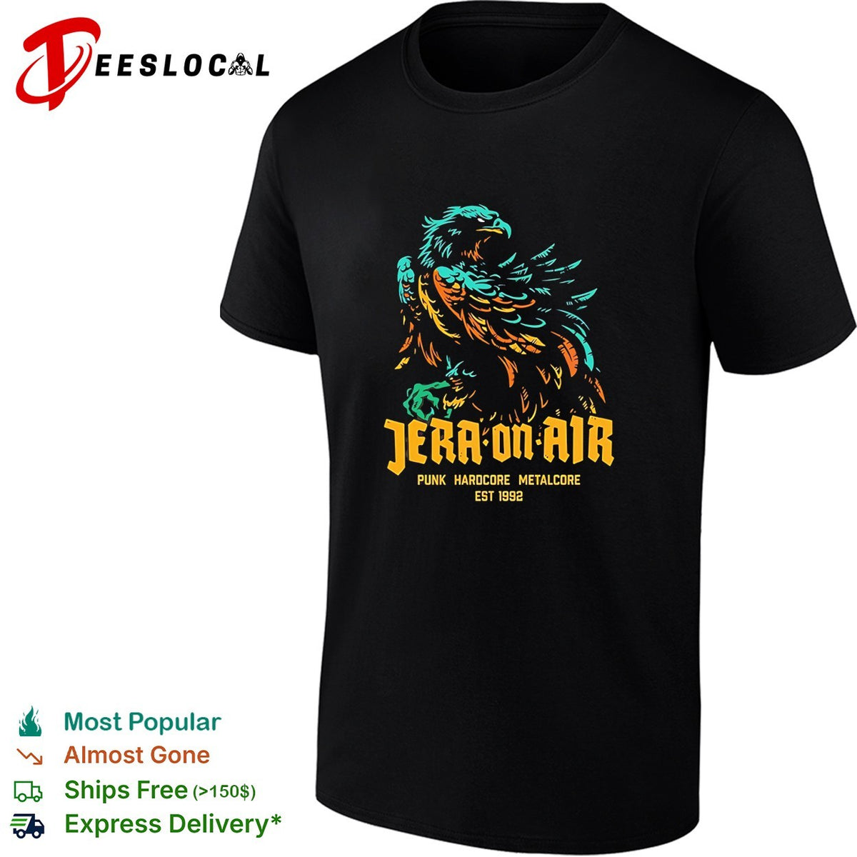 Big Eagle Jera On Air 2026 Festival In Ysselsteyn Netherlands On June 25 26 27 2026 Logo shirt