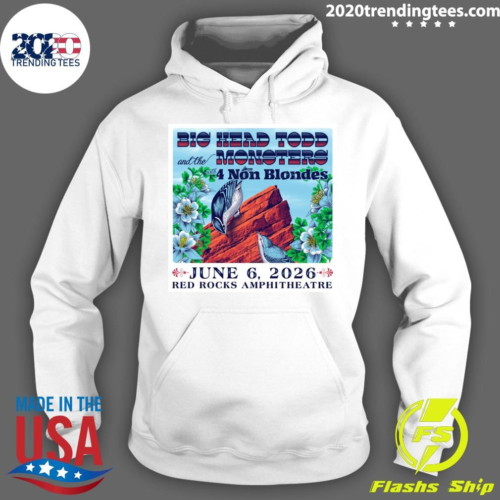 Big Head Todd & the Monsters June 6, 2026 Red Rocks Amphitheatre Morrison, CO Shirt