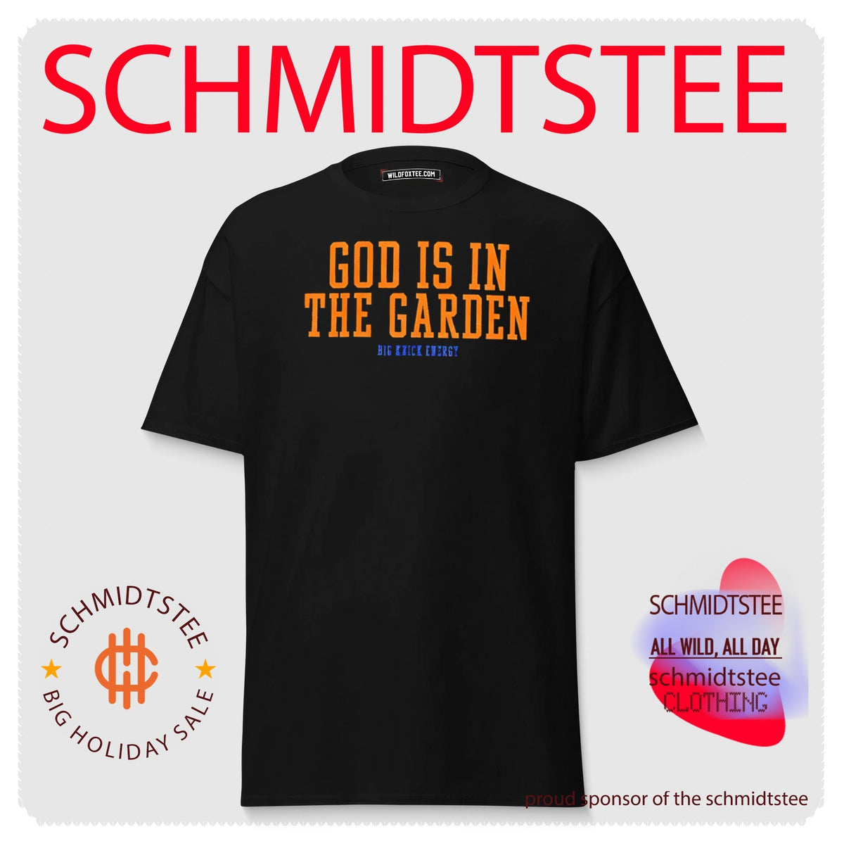 Big Knick Energy God is in the garden shirt