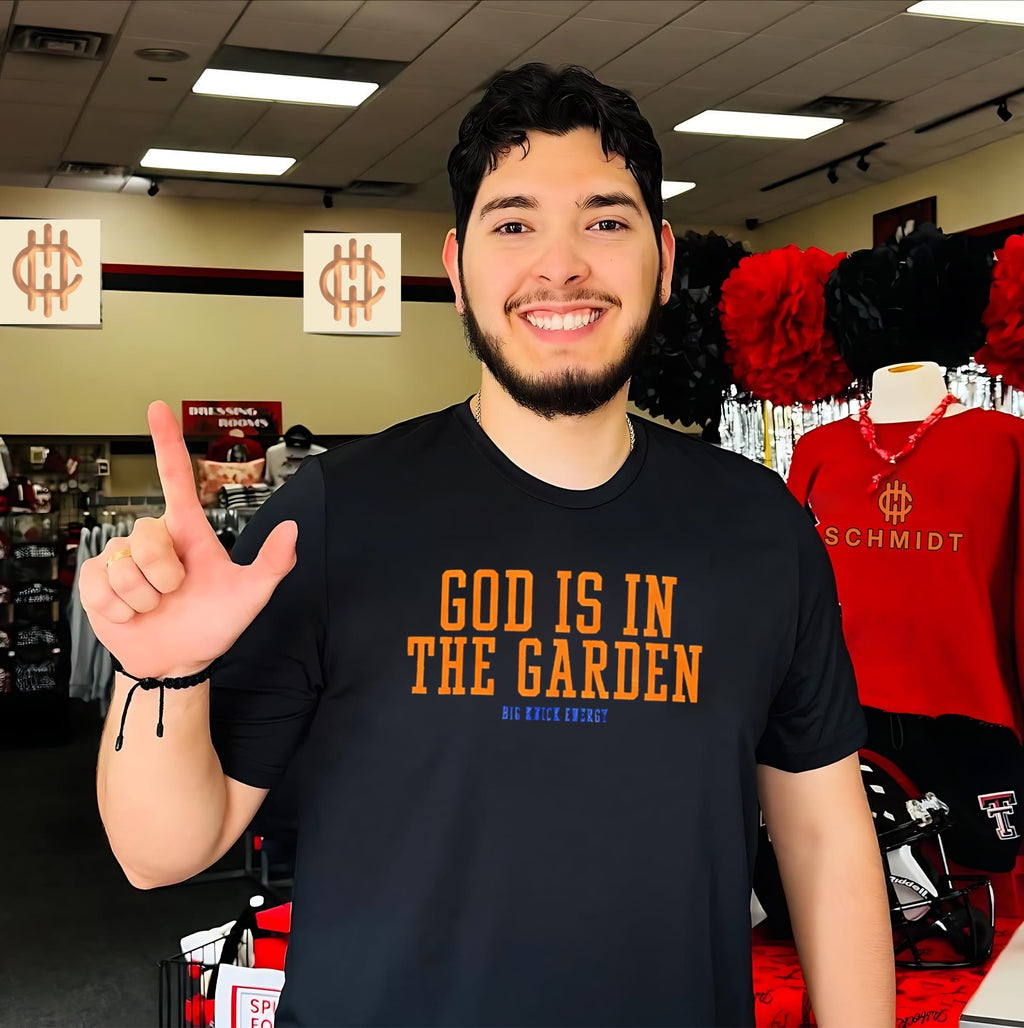 Big Knick Energy God is in the garden shirt