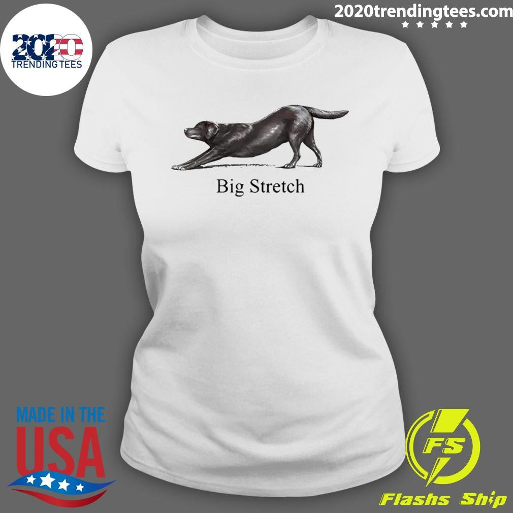 Big Stretch Labrador Retriever Stretching Shirt