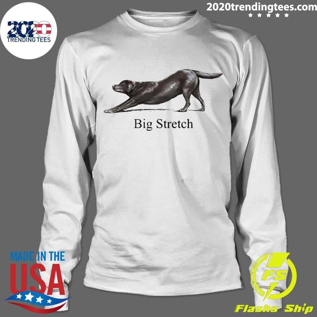 Big Stretch Labrador Retriever Stretching Shirt