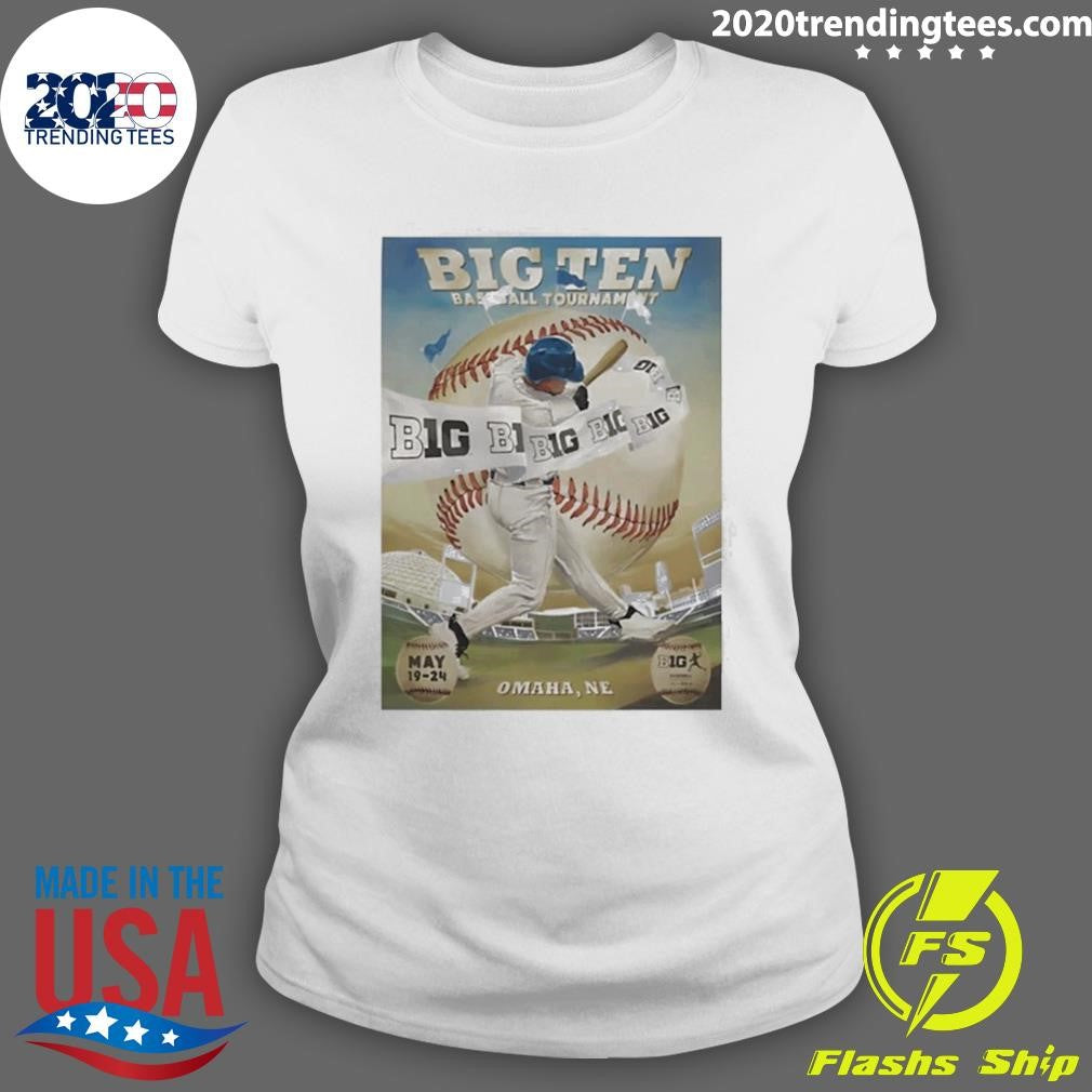Big Ten Baseball Tournament Championship 2026 Omaha NE Vintage Shirt