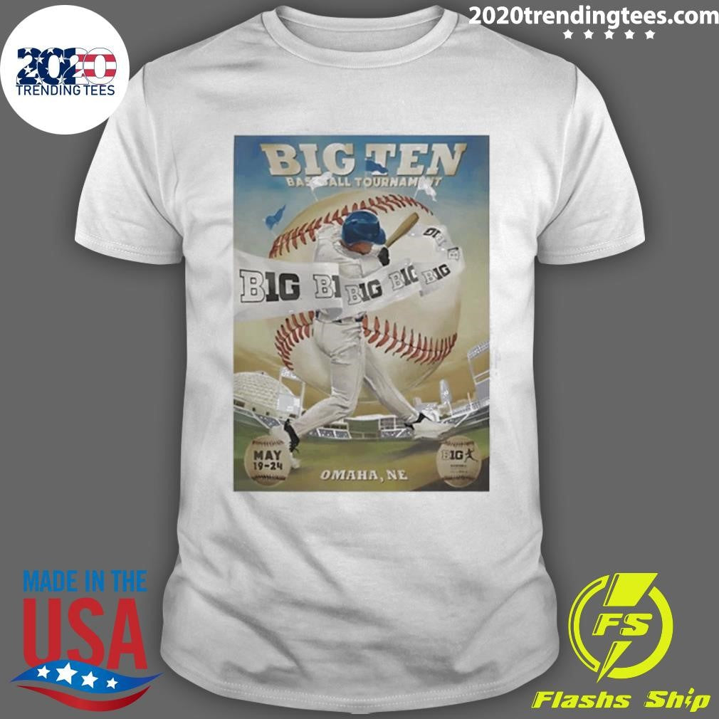 Big Ten Baseball Tournament Championship 2026 Omaha NE Vintage Shirt