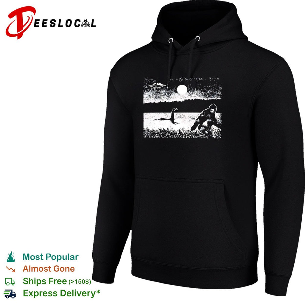 Bigfoot Nessie UFO Oneoutdoorlive paranormal mystery cryptid creature nature shirt