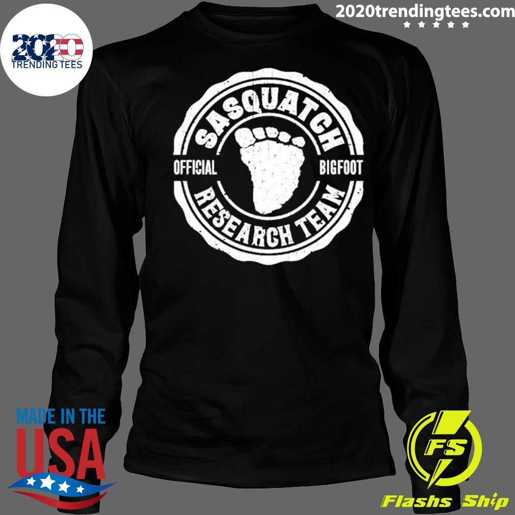 Bigfoot Sasquatch Research Team Logo Shirt