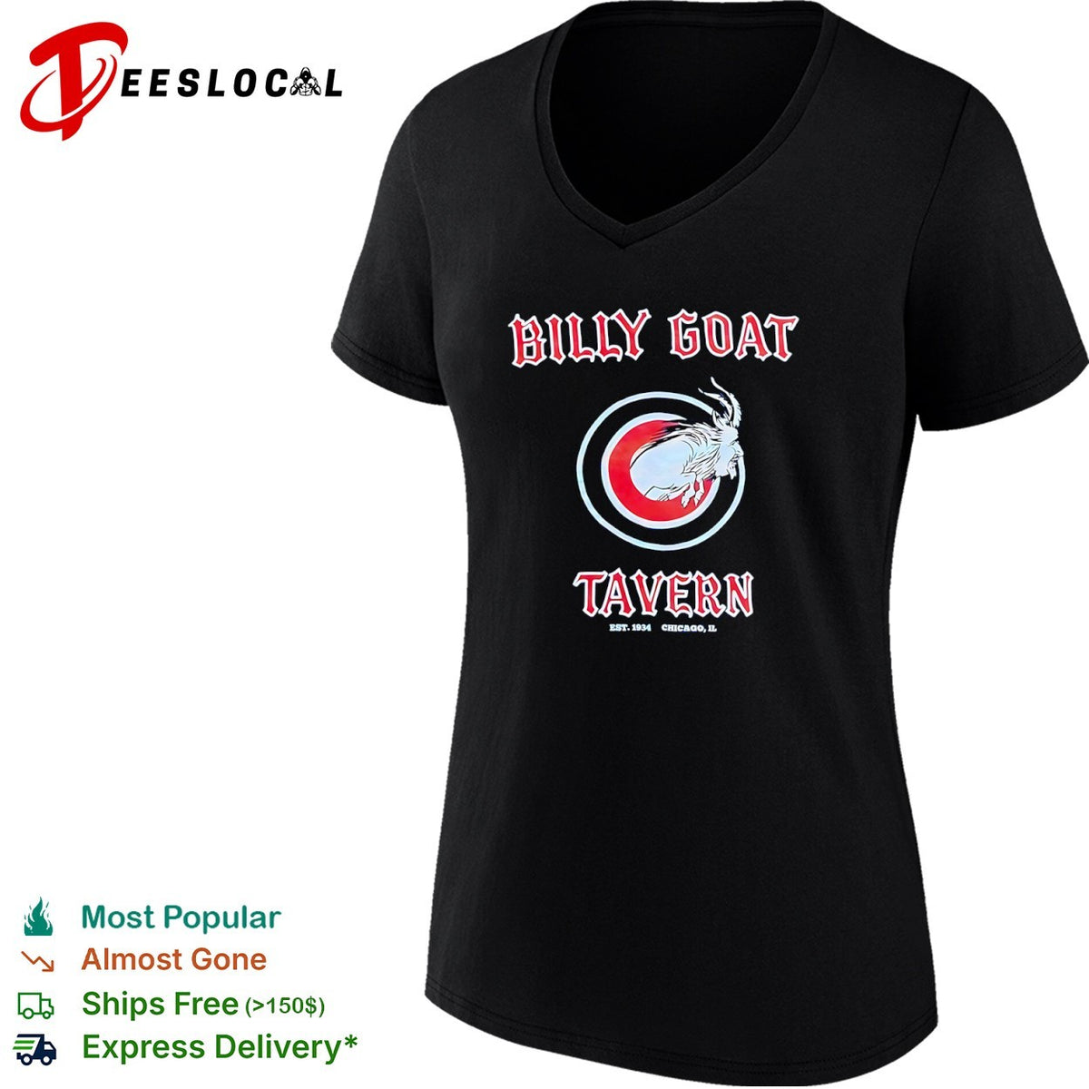 Billy Goat Tavern Chicago Cubs MLB Parody shirt