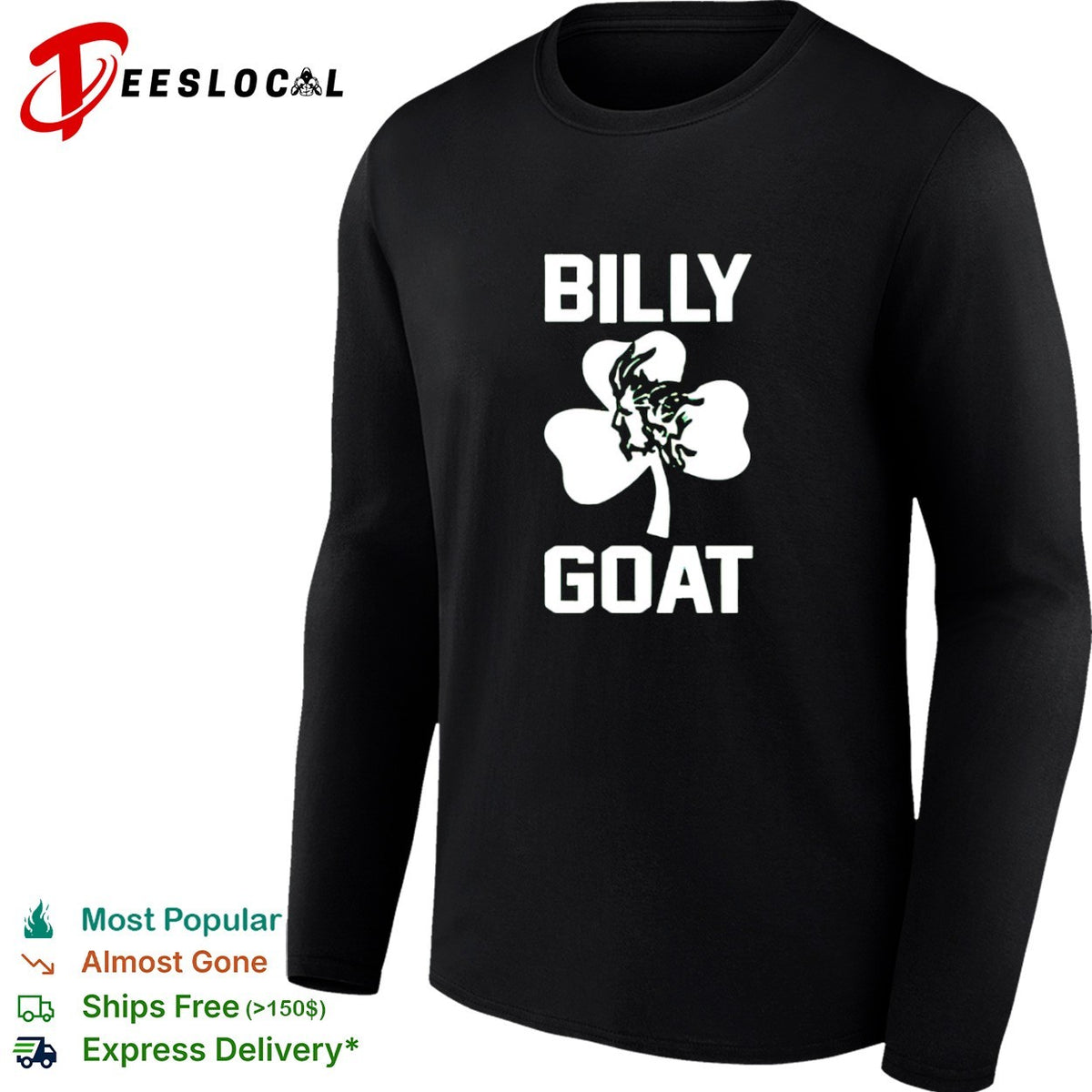 Billy Goat shamrock shirt
