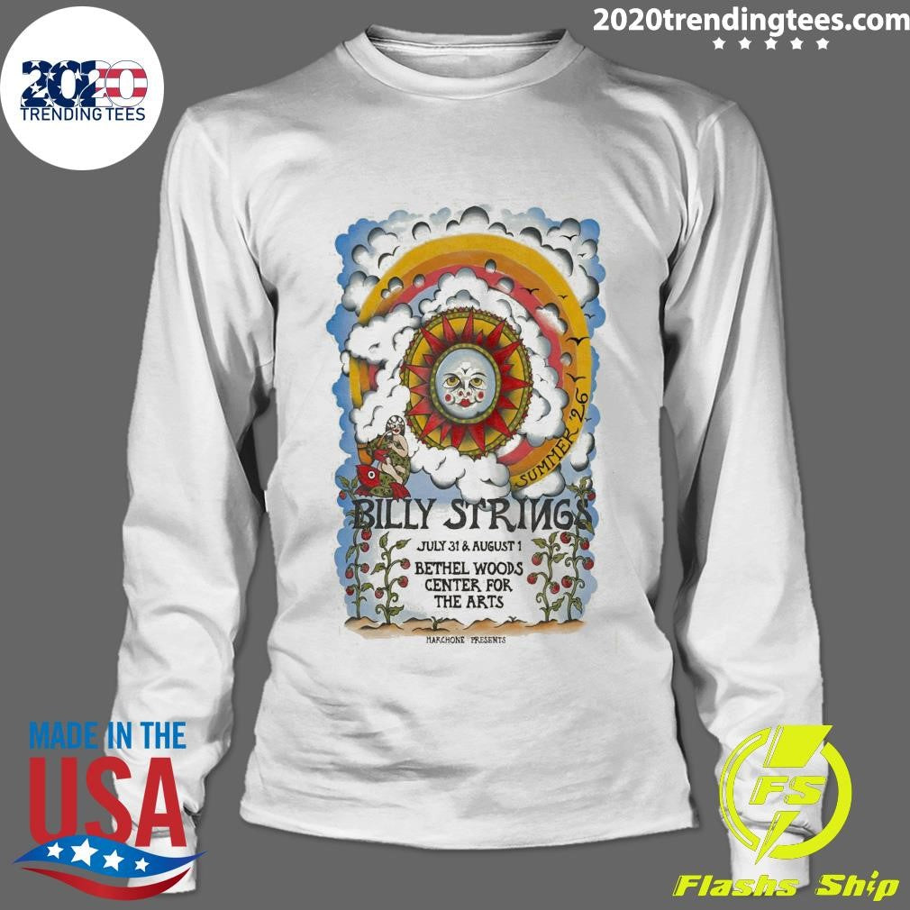 Billy Strings July 31 & August 1 Summer 2026 Bethel Woods Center For The Arts Shirt