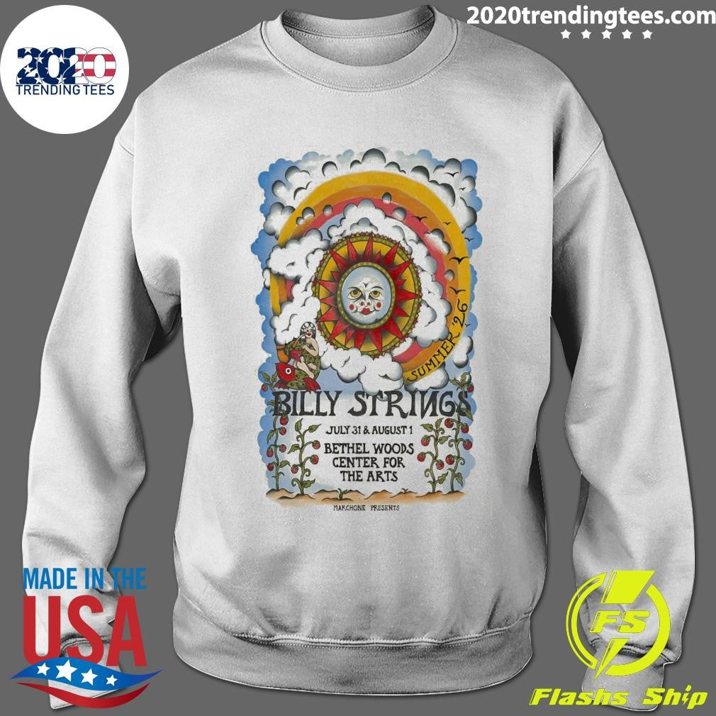 Billy Strings July 31 & August 1 Summer 2026 Bethel Woods Center For The Arts Shirt
