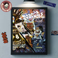 Billy Strings Pittsburgh Pennsylvania 2025 Night 2 Event Poster At PPG Paints Arena On November 8 2025 Home Decor Poster Canvas