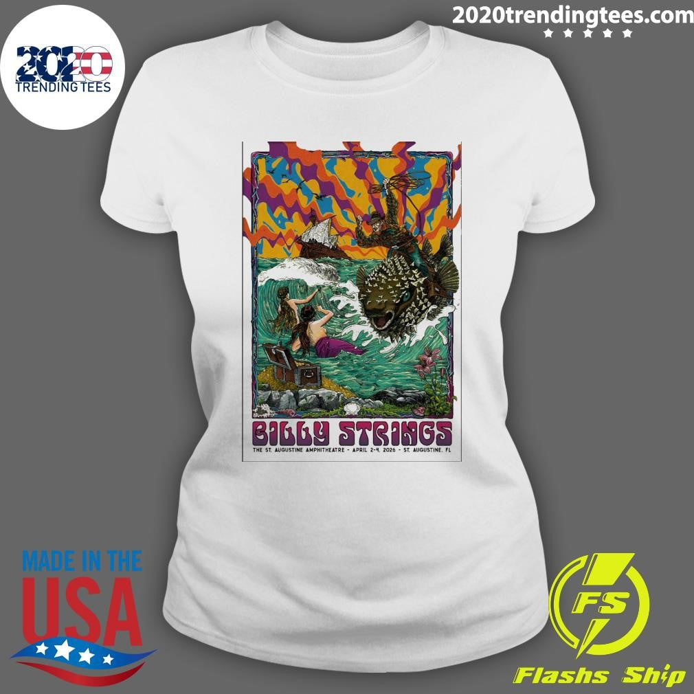 Billy Strings The St. Augustine Amphitheatre April 2-4, 2026 St. Augustine, FL Shirt