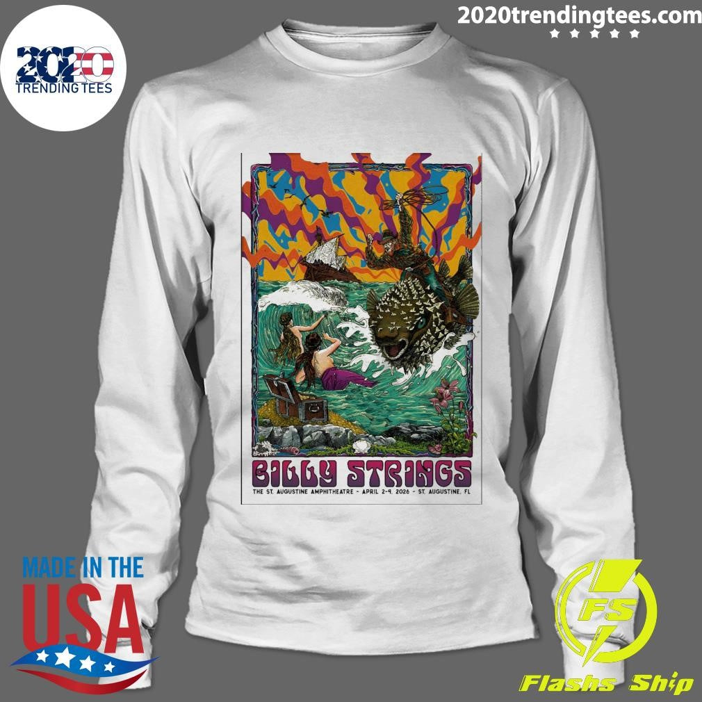 Billy Strings The St. Augustine Amphitheatre April 2-4, 2026 St. Augustine, FL Shirt
