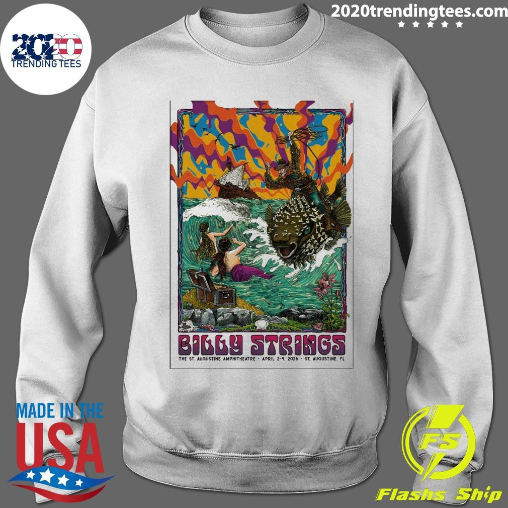 Billy Strings The St. Augustine Amphitheatre April 2-4, 2026 St. Augustine, FL Shirt