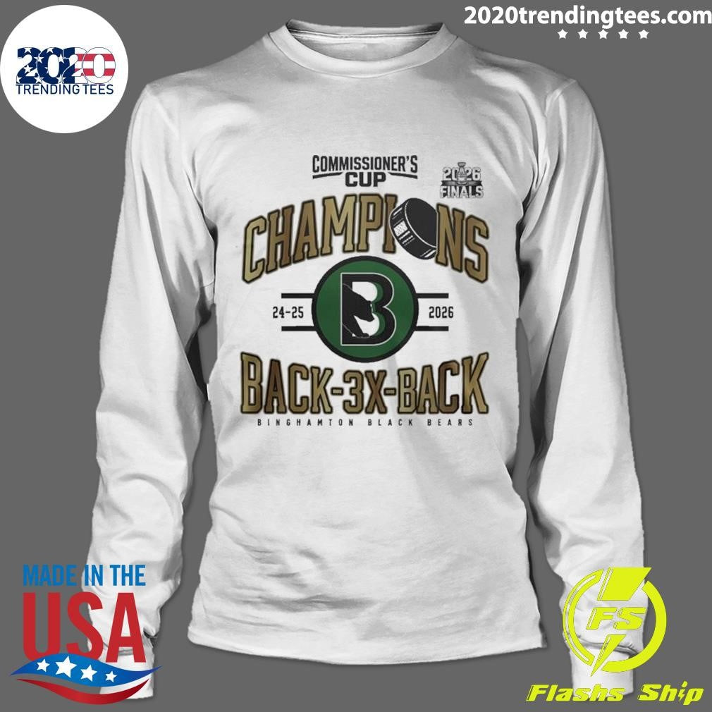 Binghamton Black Bears Commissioners Cup Champions 2026 Shirt