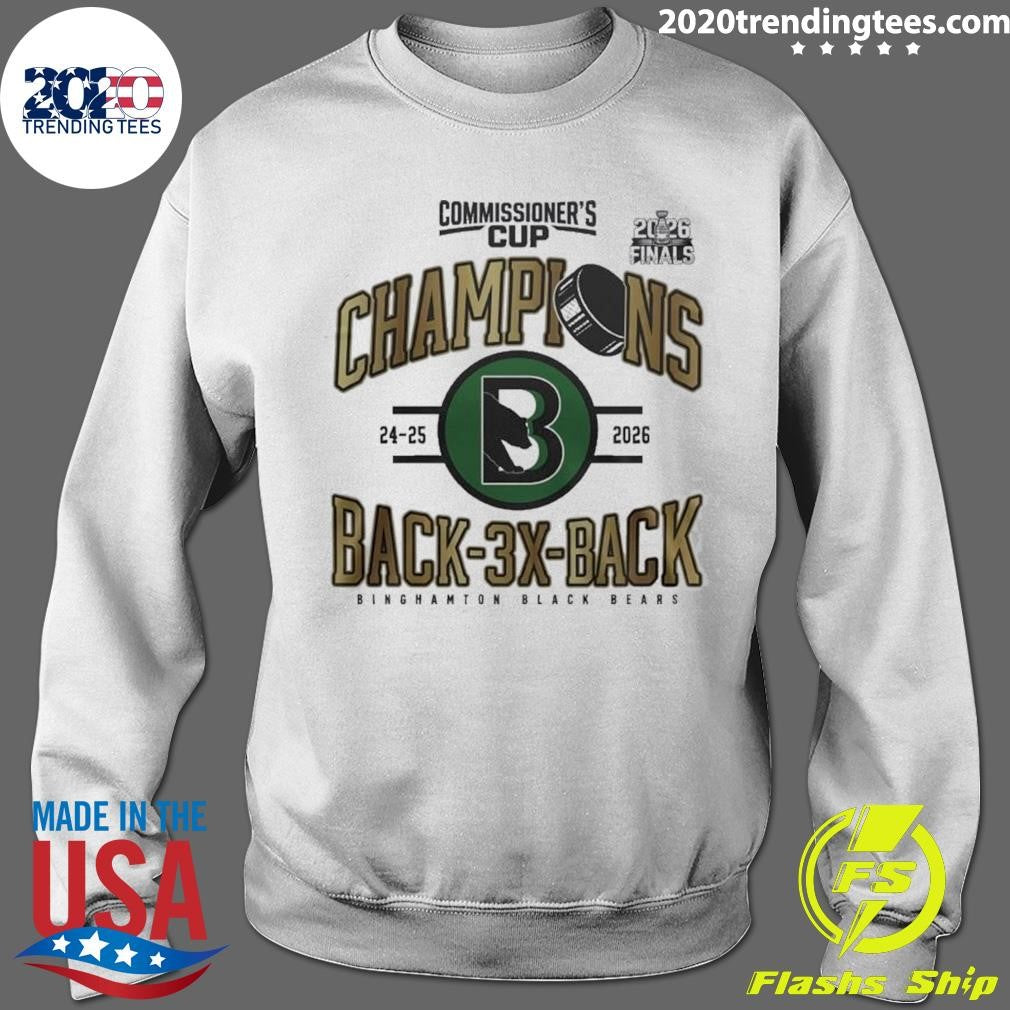 Binghamton Black Bears Commissioners Cup Champions 2026 Shirt