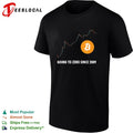 Bitcoin Going to Zero Since 2009 Cryptocurrency Trading Stock Market Chart shirt