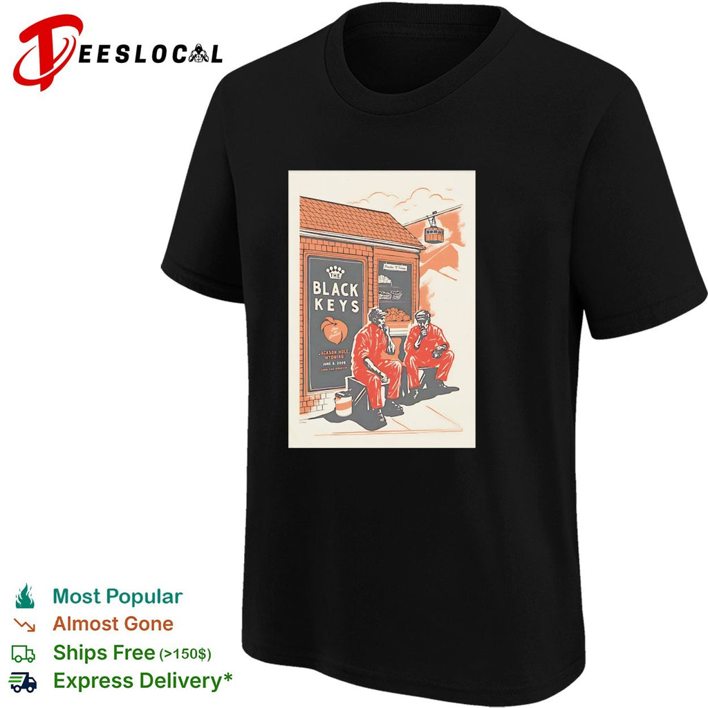 Black Keys concert poster shirt