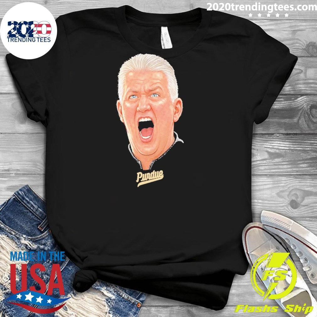 Black Matt Painter Big Head Coach Painter Purdue Boilermakers Shirt