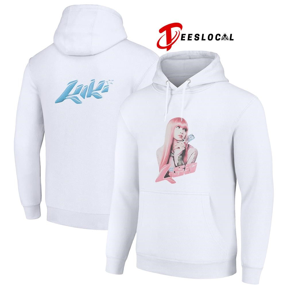 Black Pink Lisa Kiki portrait graphic shirt