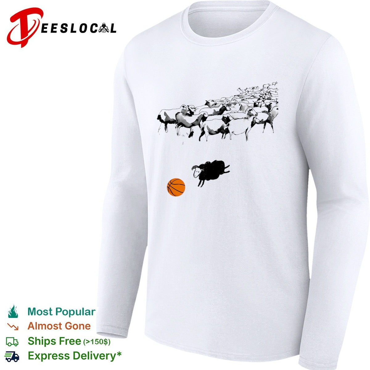Black Sheep Basketball shirt