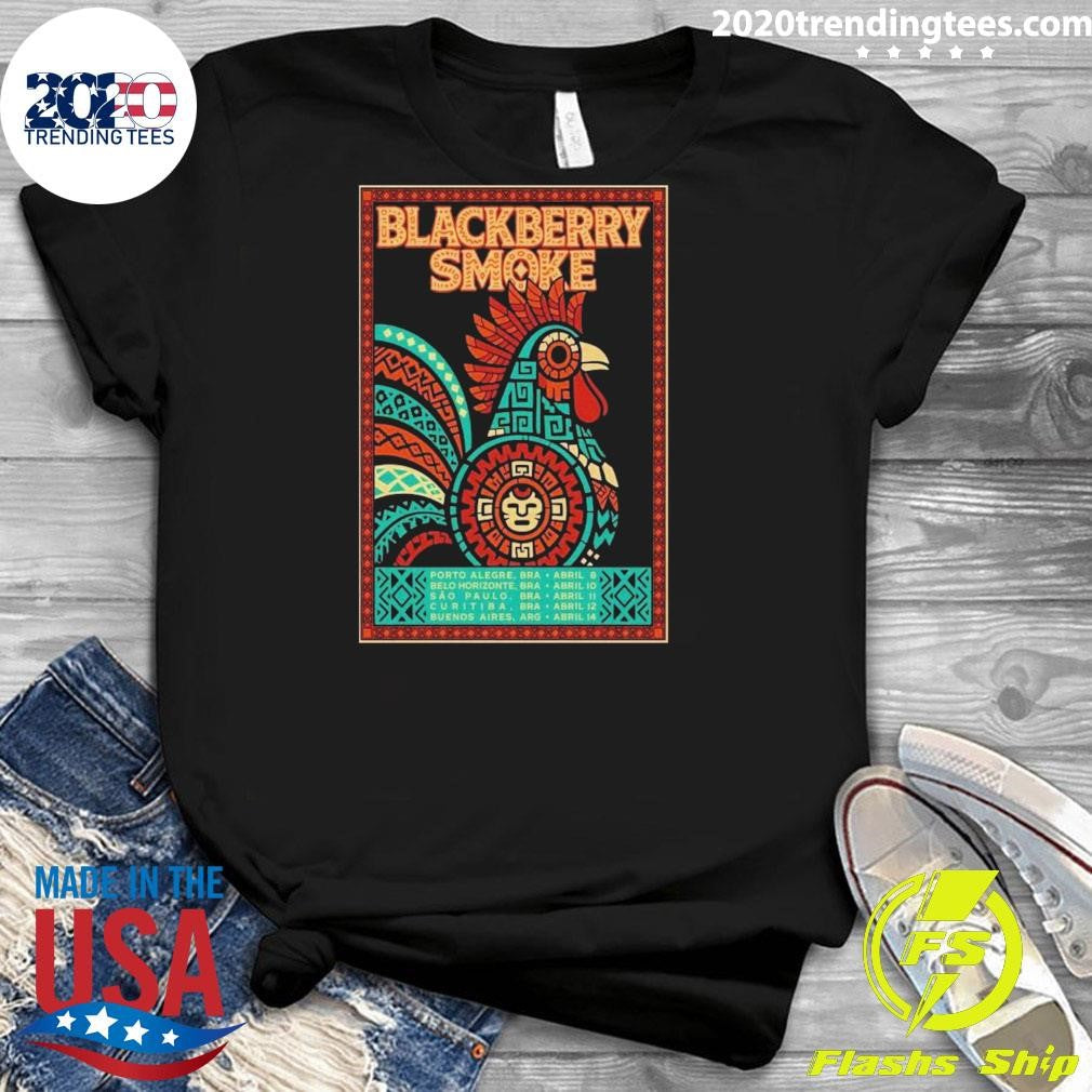 Blackberry Smoke Brazil And Argentina Tour April 2026 Shirt