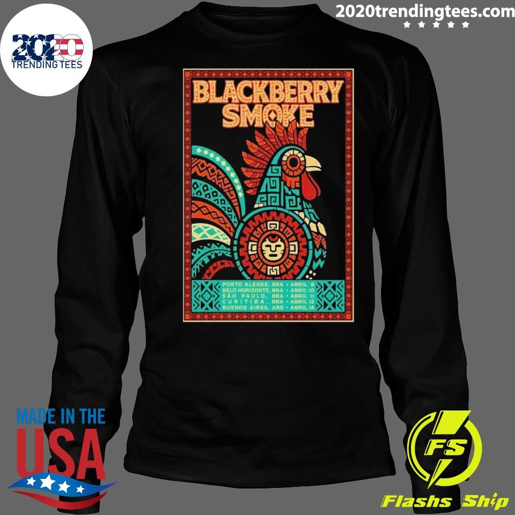 Blackberry Smoke Brazil And Argentina Tour April 2026 Shirt