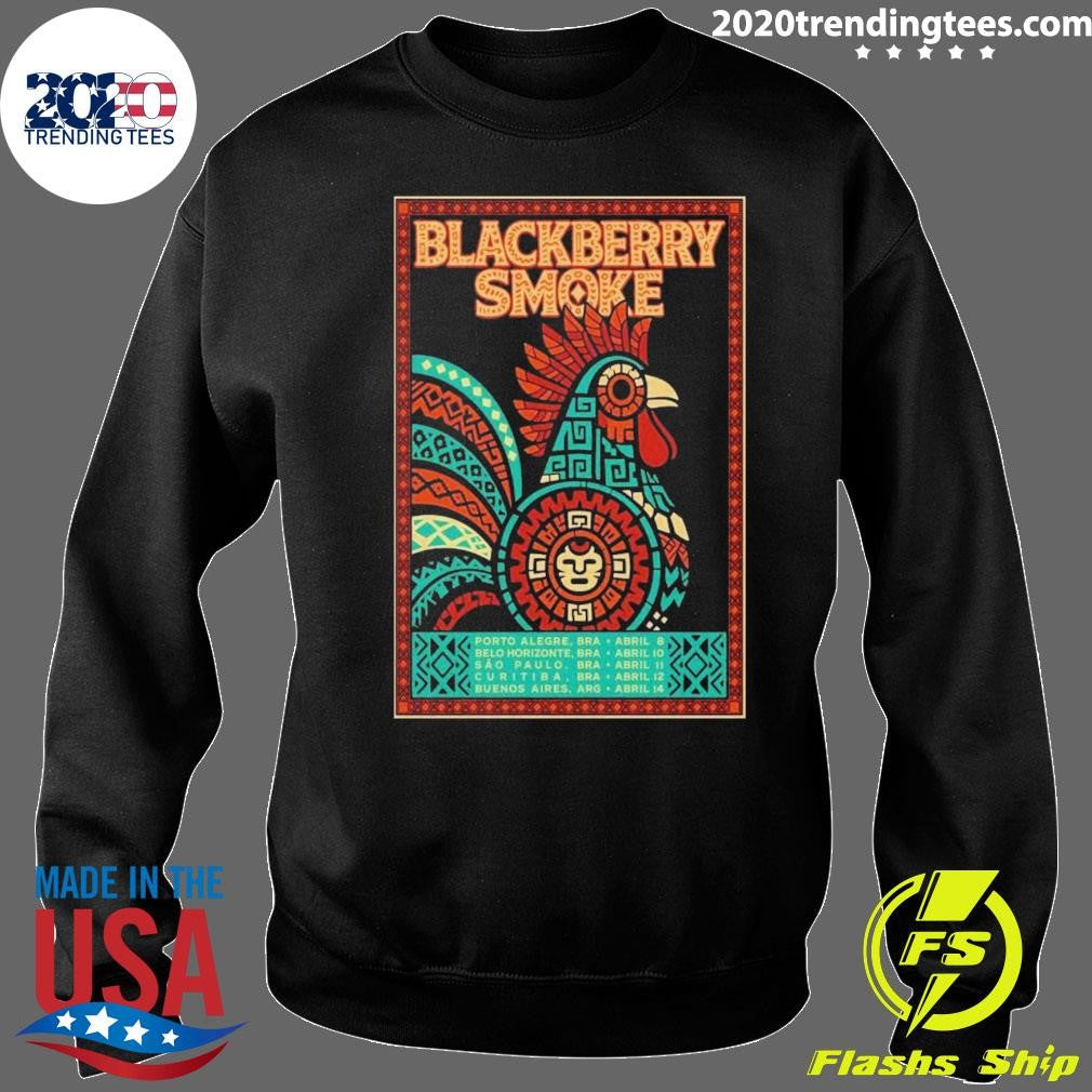 Blackberry Smoke Brazil And Argentina Tour April 2026 Shirt
