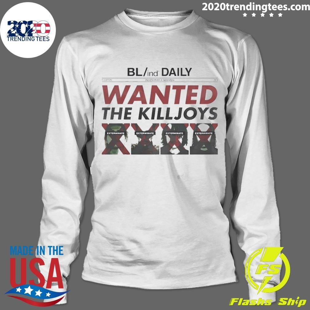 Blind Daily Wanted The Killjoys My Chemical Romance Shirt