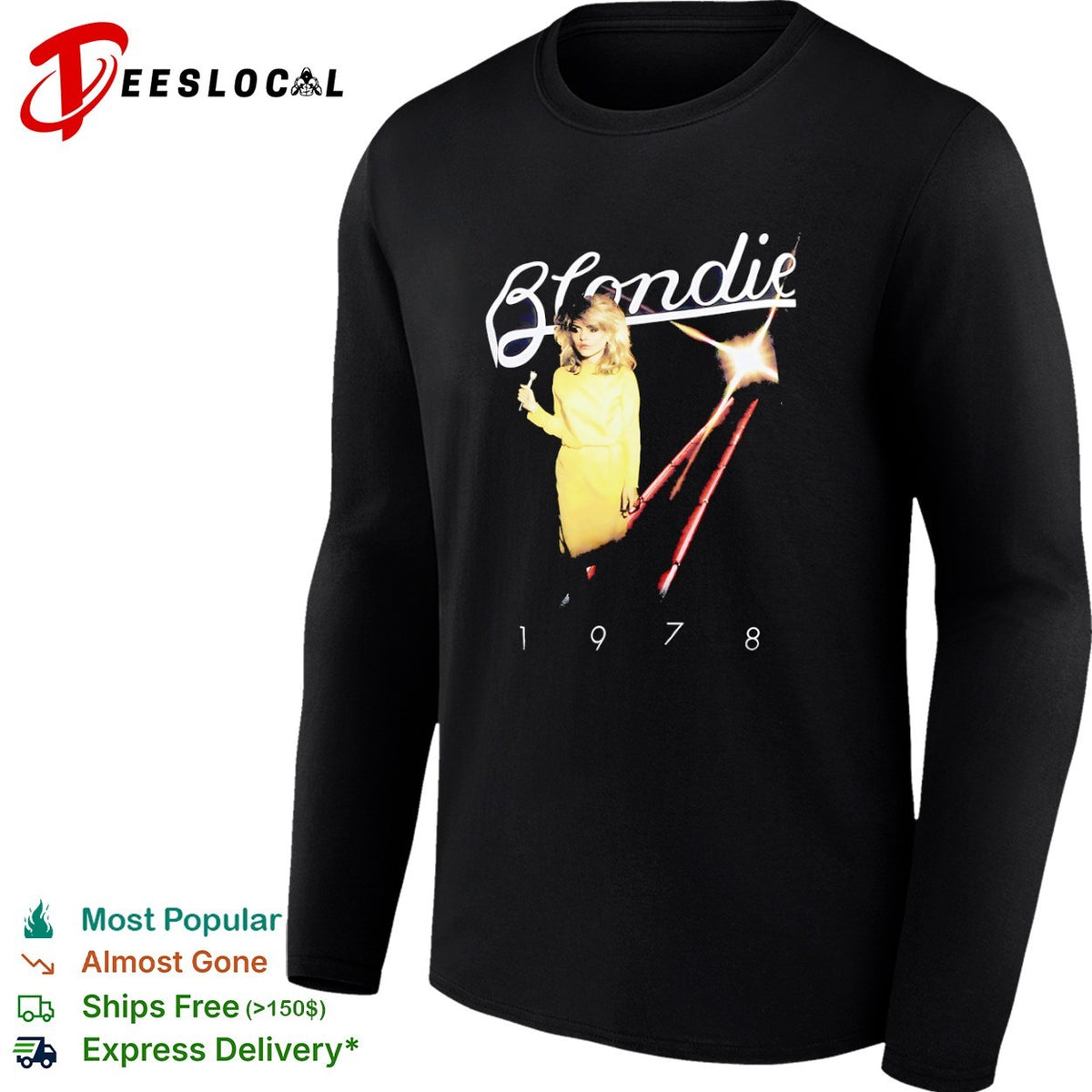 Blondie Debbie Harry 1978 Music Band shirt