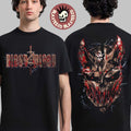Blood4Blood Event Merch In Daytona Beach Florida On May 6 2026 Shattered Logo And Mask T-Shirt
