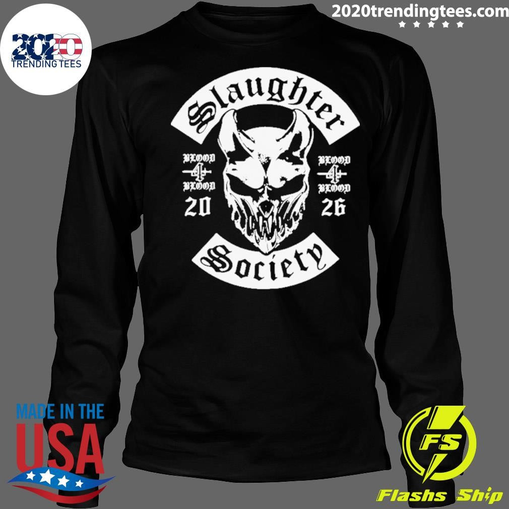Blood4Blood Event Merch In Daytona Beach Florida On May 6 2026 Slaughter Society Shirt
