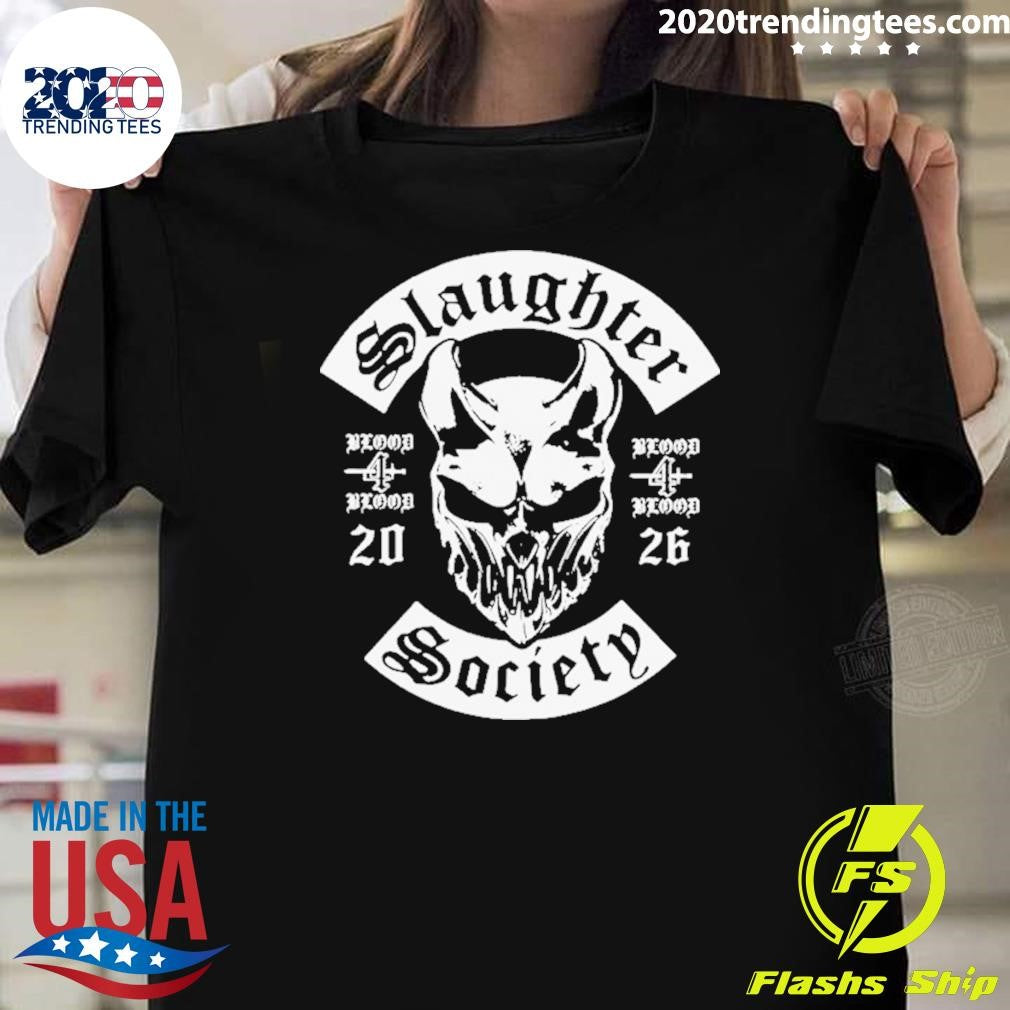 Blood4Blood Event Merch In Daytona Beach Florida On May 6 2026 Slaughter Society Shirt