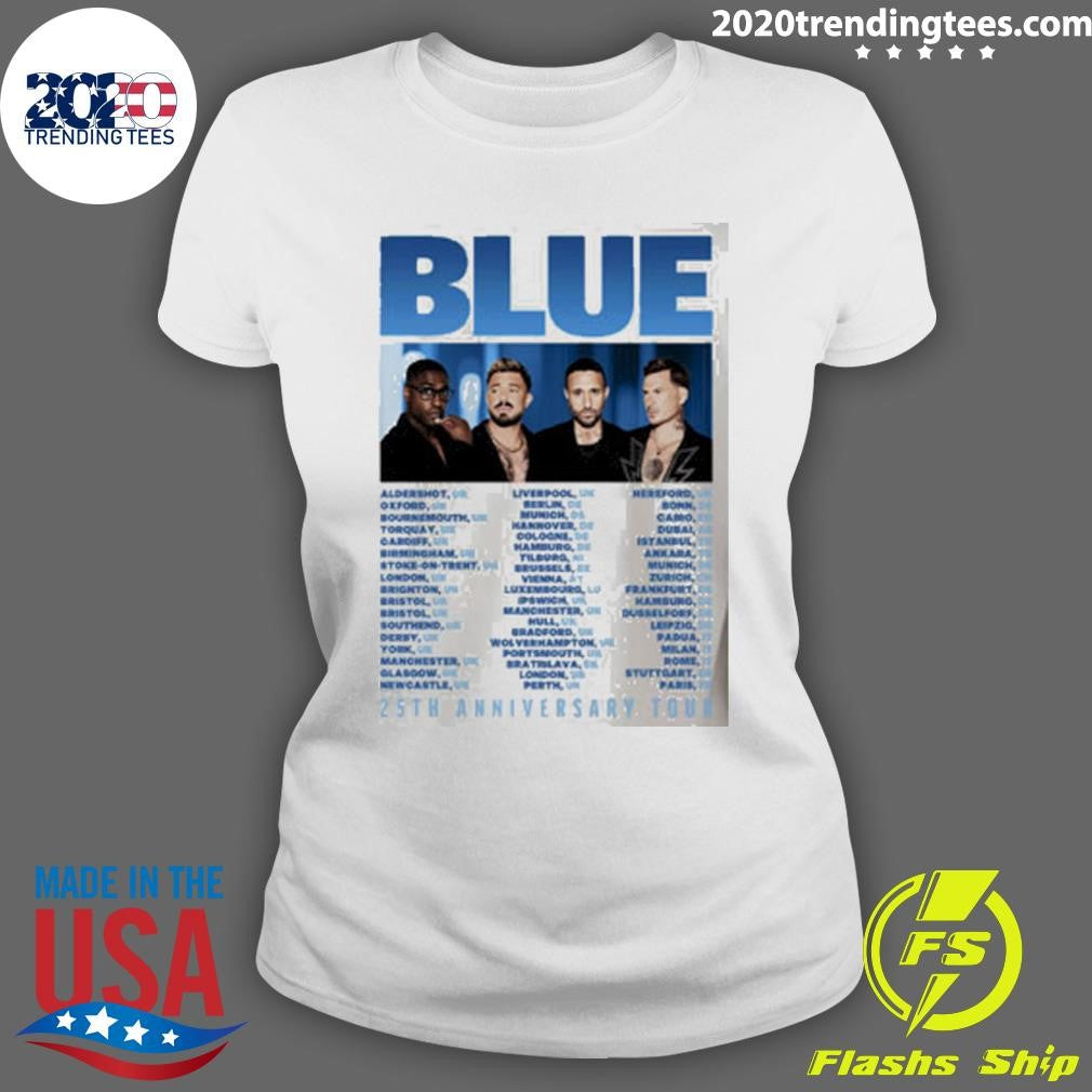 Blue 25th Anniversary Tour 2026 Shirt
