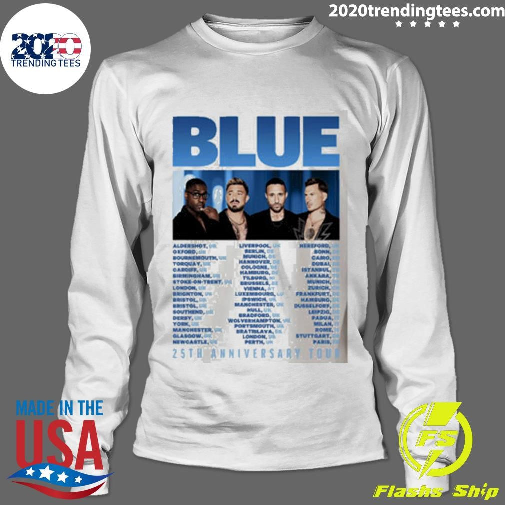 Blue 25th Anniversary Tour 2026 Shirt
