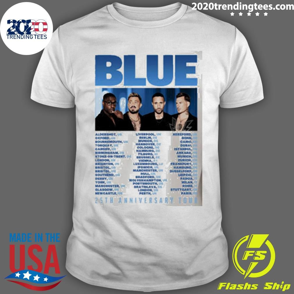 Blue 25th Anniversary Tour 2026 Shirt