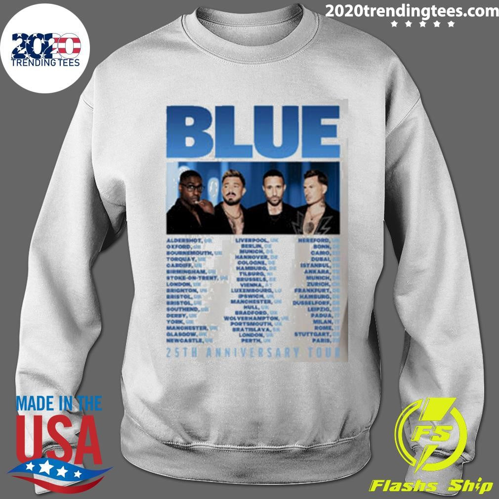 Blue 25th Anniversary Tour 2026 Shirt