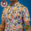 Bluey RSVLTS Primary Pals Button Short Sleeve Hawaiian Shirt