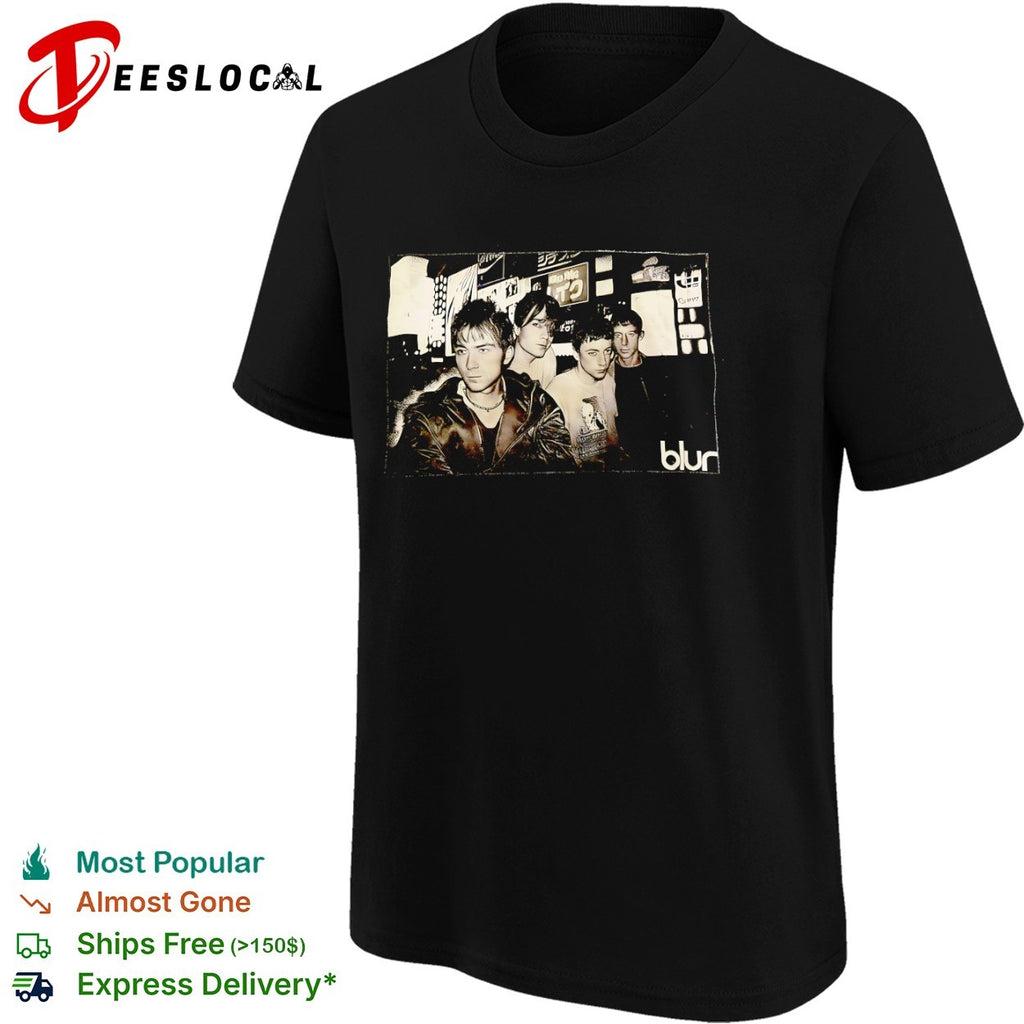 Blur Damon Albarn Graham Coxon Alex James Dave Rowntree Band Members shirt