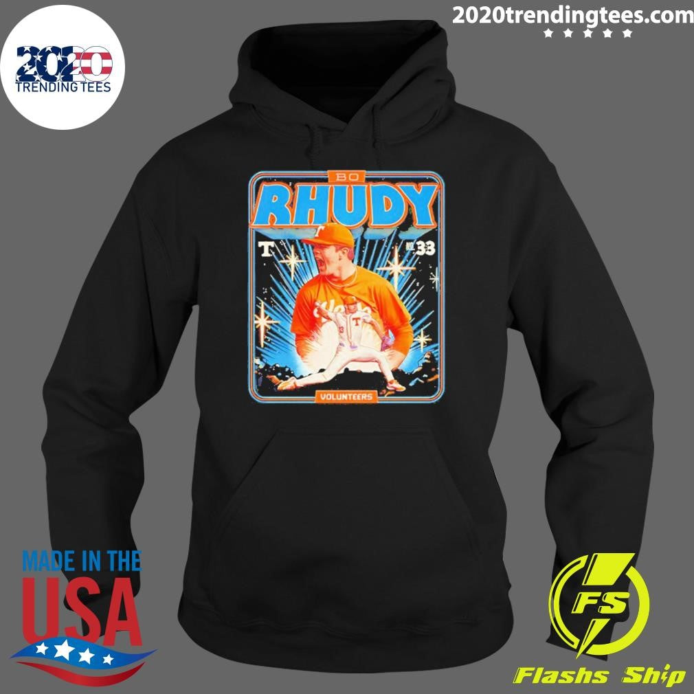 Bo Rhudy Tennessee Baseball Ncaa Collage Shirt