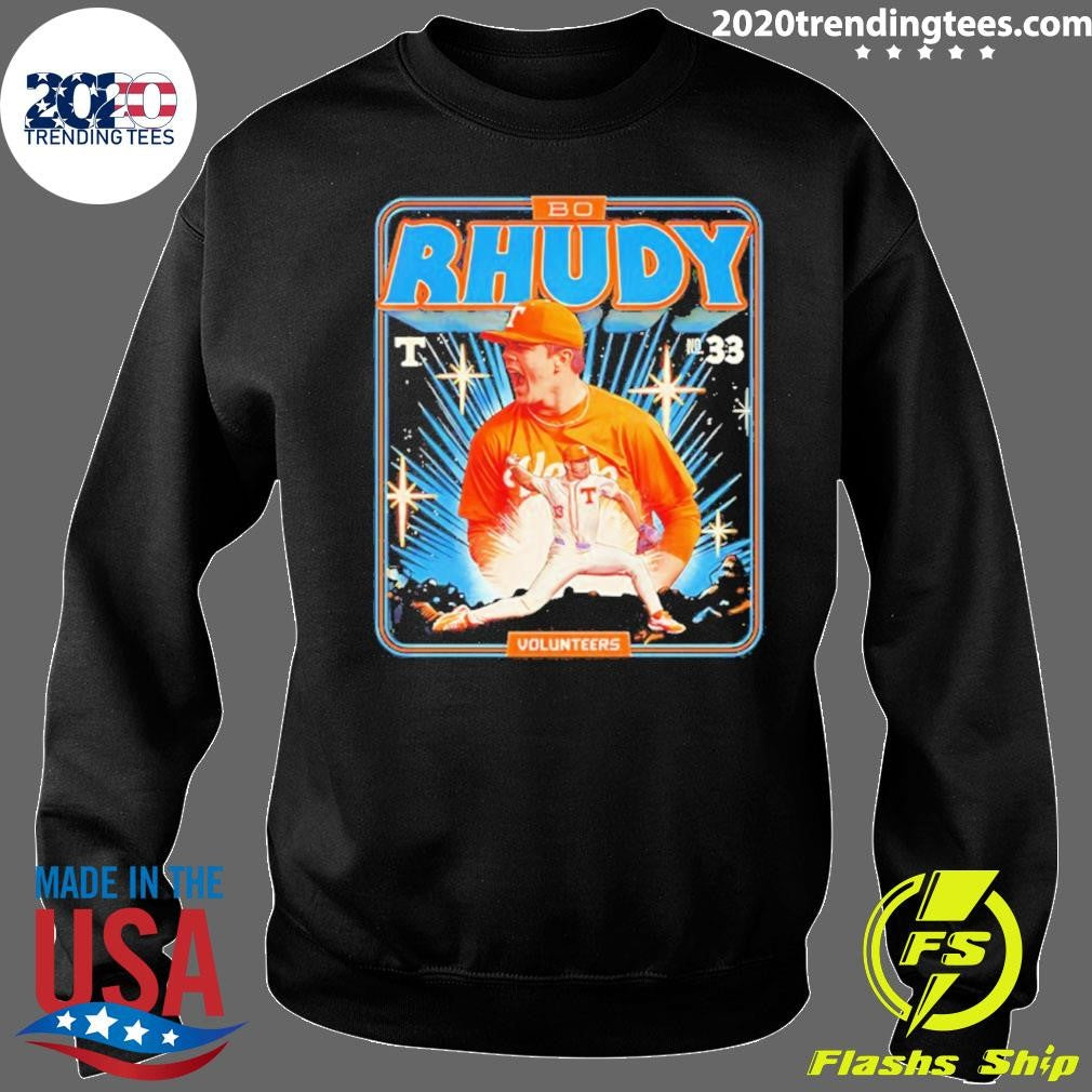 Bo Rhudy Tennessee Baseball Ncaa Collage Shirt