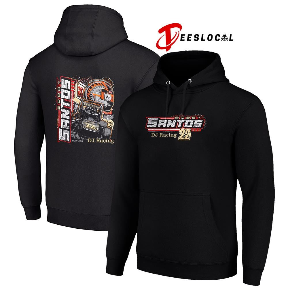 Bobby Santos DJ racing graphic shirt