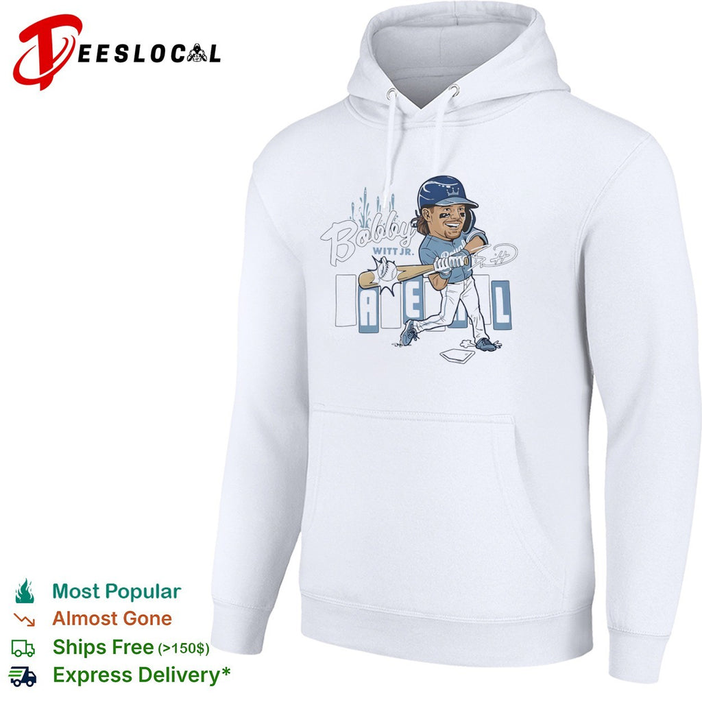 Bobby Witt Jr Kansas City Royals MLB Cartoon Player Shirt