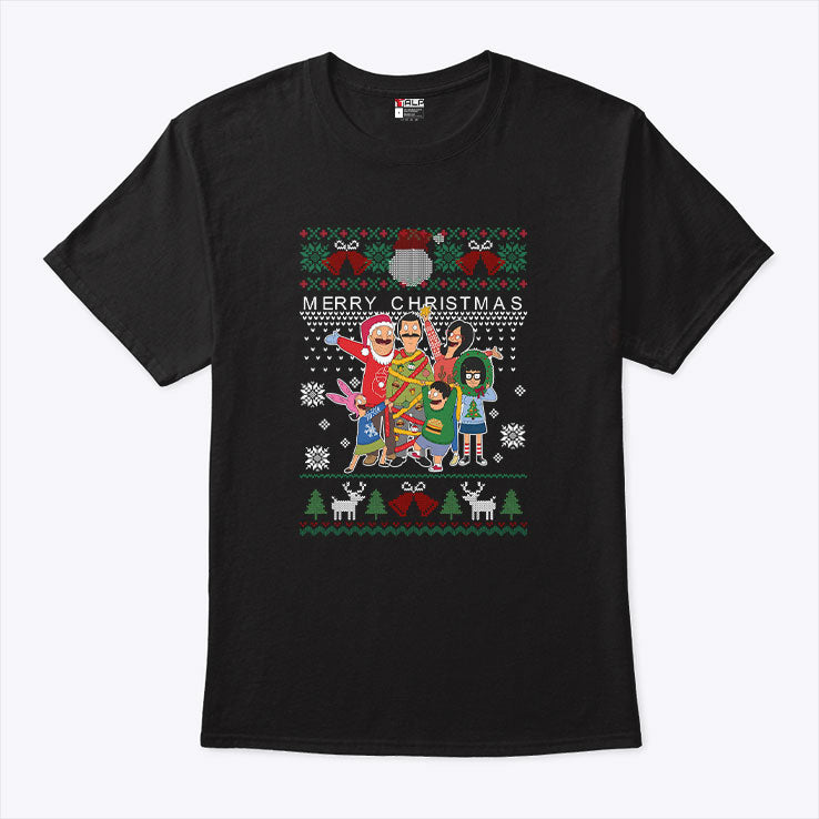 Bob’s Burgers Family Merry Christmas T Shirt