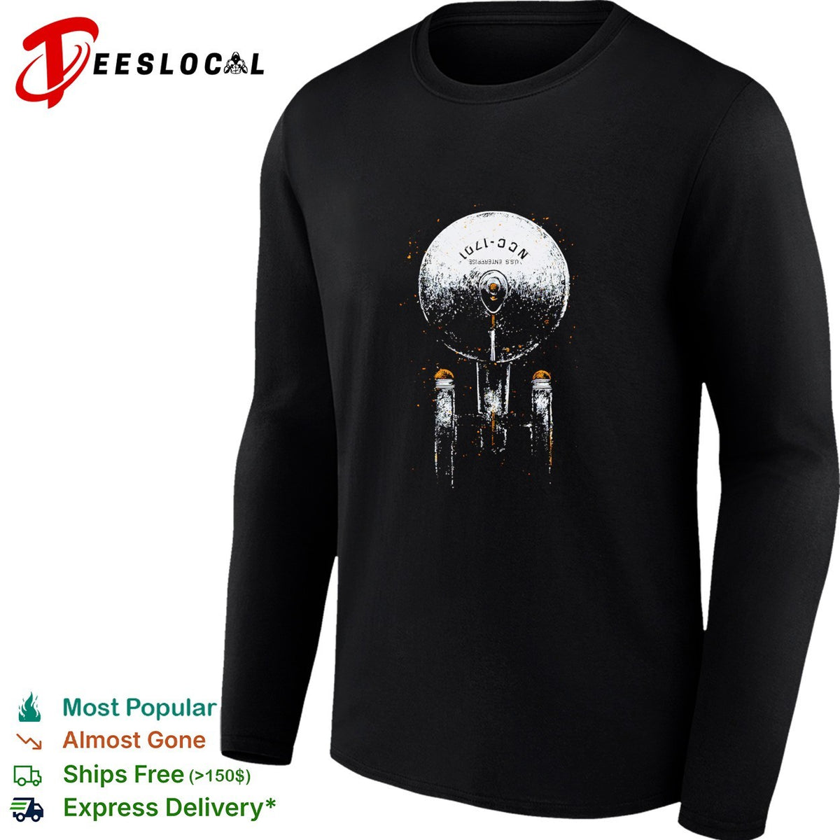 Boldly Go Starship the USS Enterprise shirt